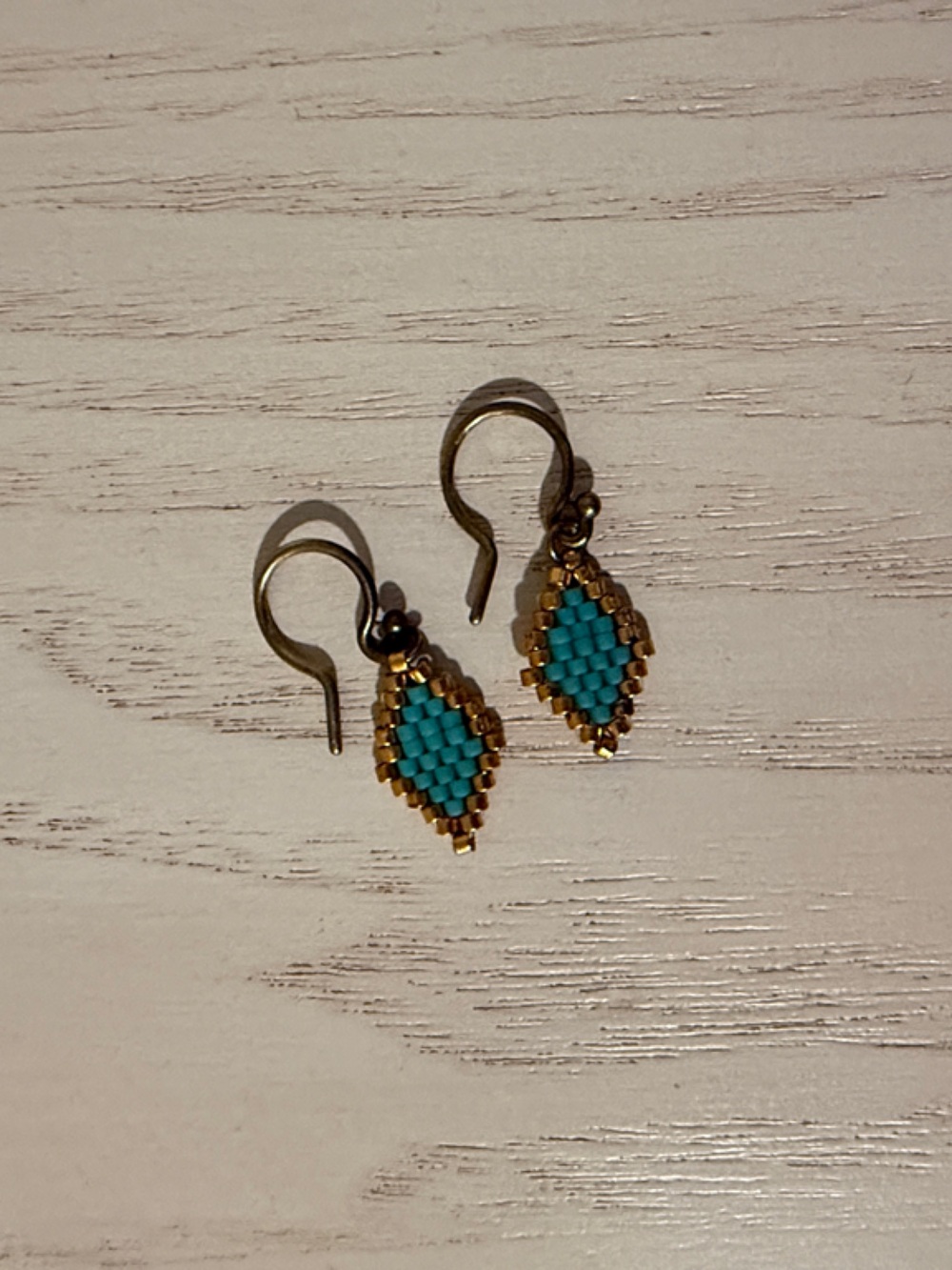 Chan Luu Turquoise Beaded Drop Earrings - Unbranded